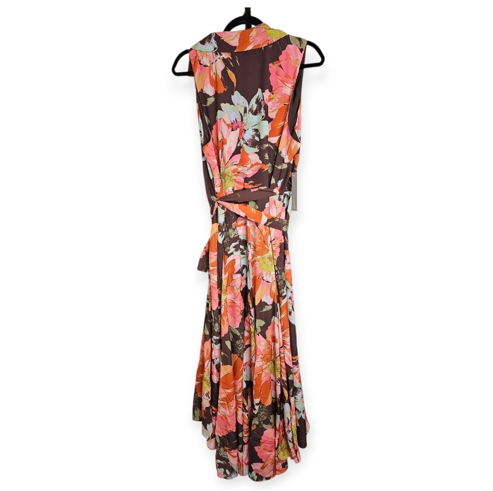 Hutch Velva Sleeveless Collared Wrap Midi Dress, Size XL, NWT - Picture 7 of 7